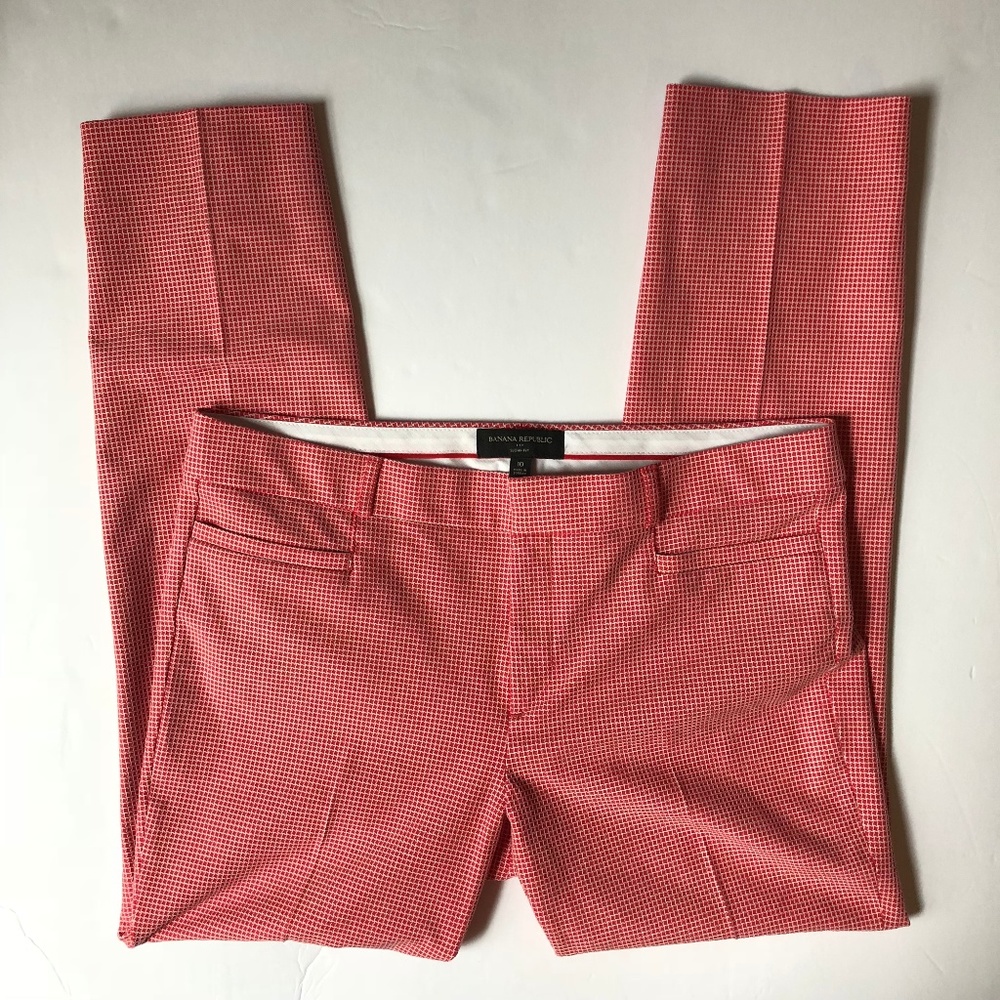 Banana Republic Sloan Ankle Pants Red Size 10